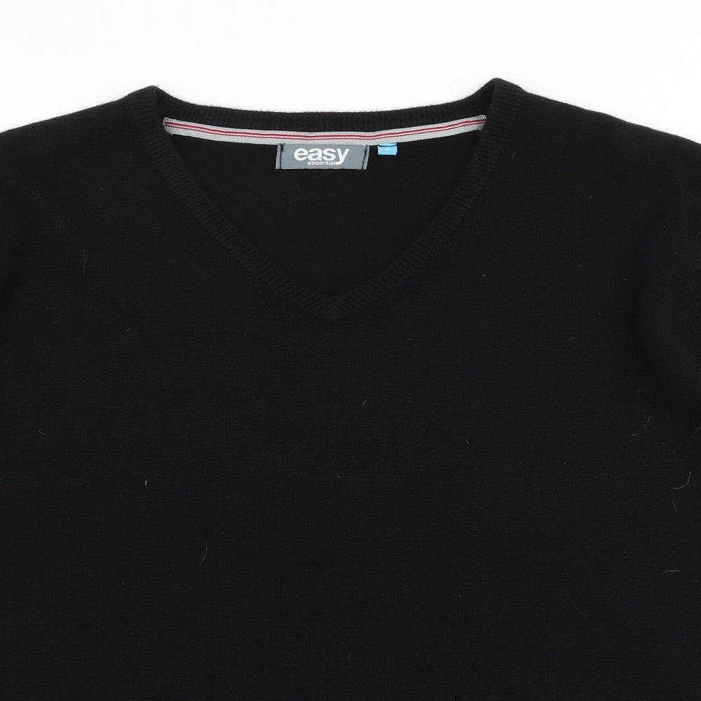 Matalan Mens Beige V-Neck  Acrylic Pullover Jumper Size L