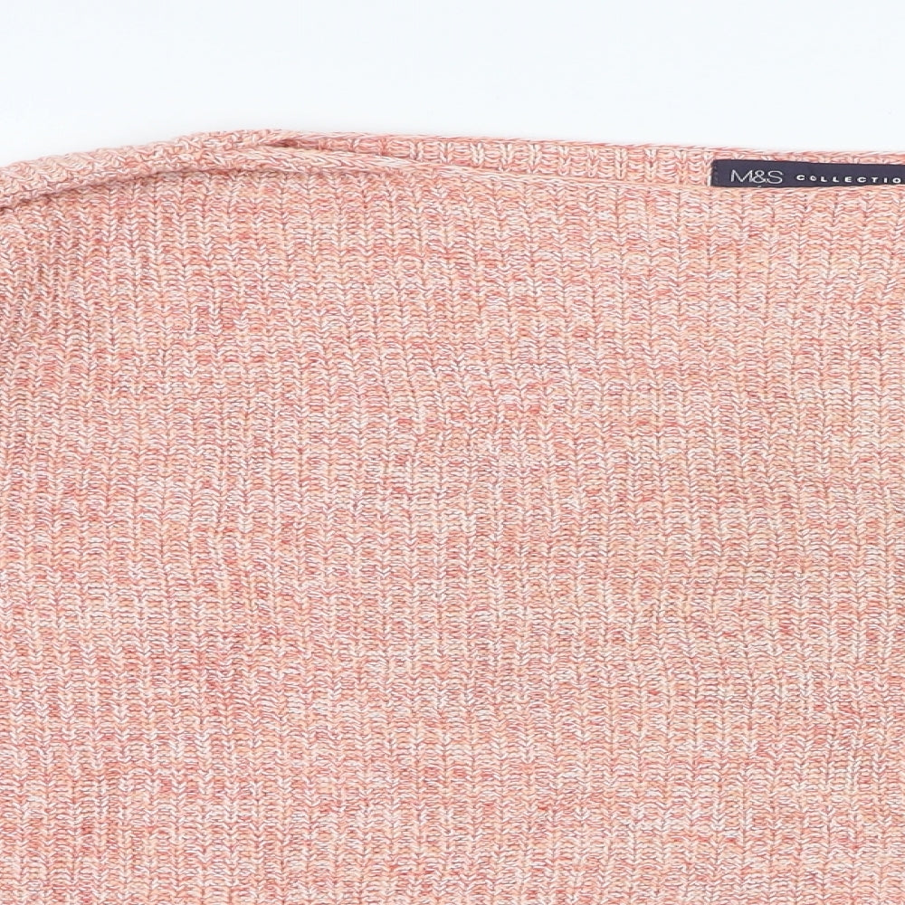 Womens UK Size M Marks and Spencer Pink Pullover Jumper