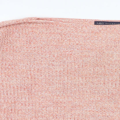 Womens UK Size M Marks and Spencer Pink Pullover Jumper