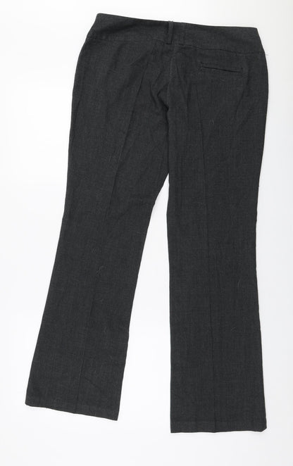 Womens UK Size 12 Atmosphere Regular Fit  Grey Trousers