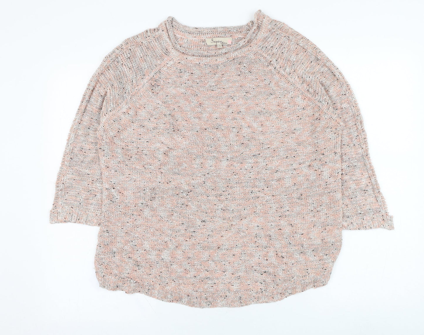 Womens UK Size L Inspire Pink Pullover Jumper