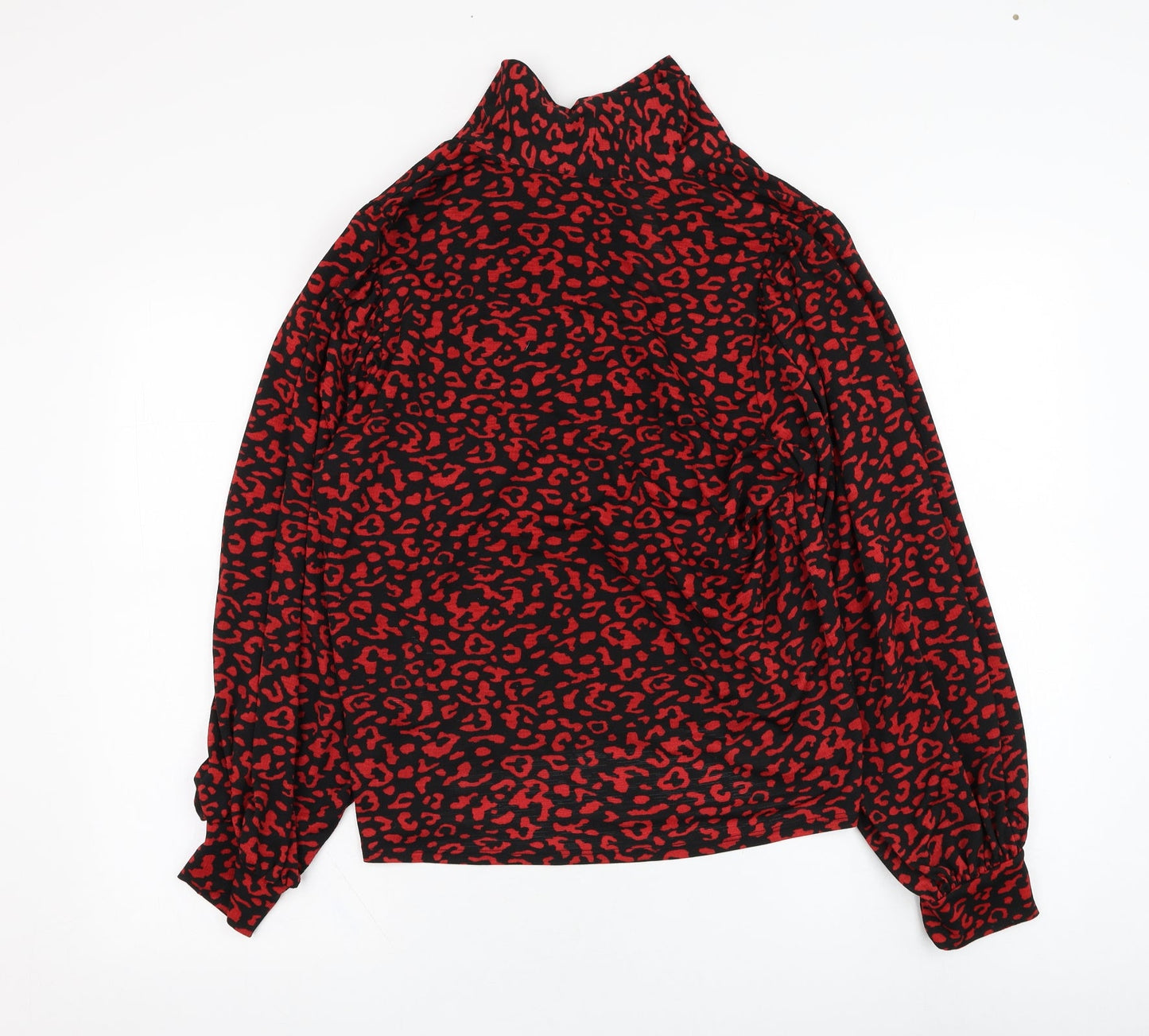 Womens UK Size M Zara Black Basic Blouse