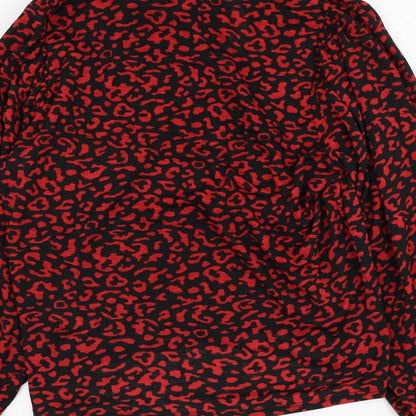 Womens UK Size M Zara Black Basic Blouse