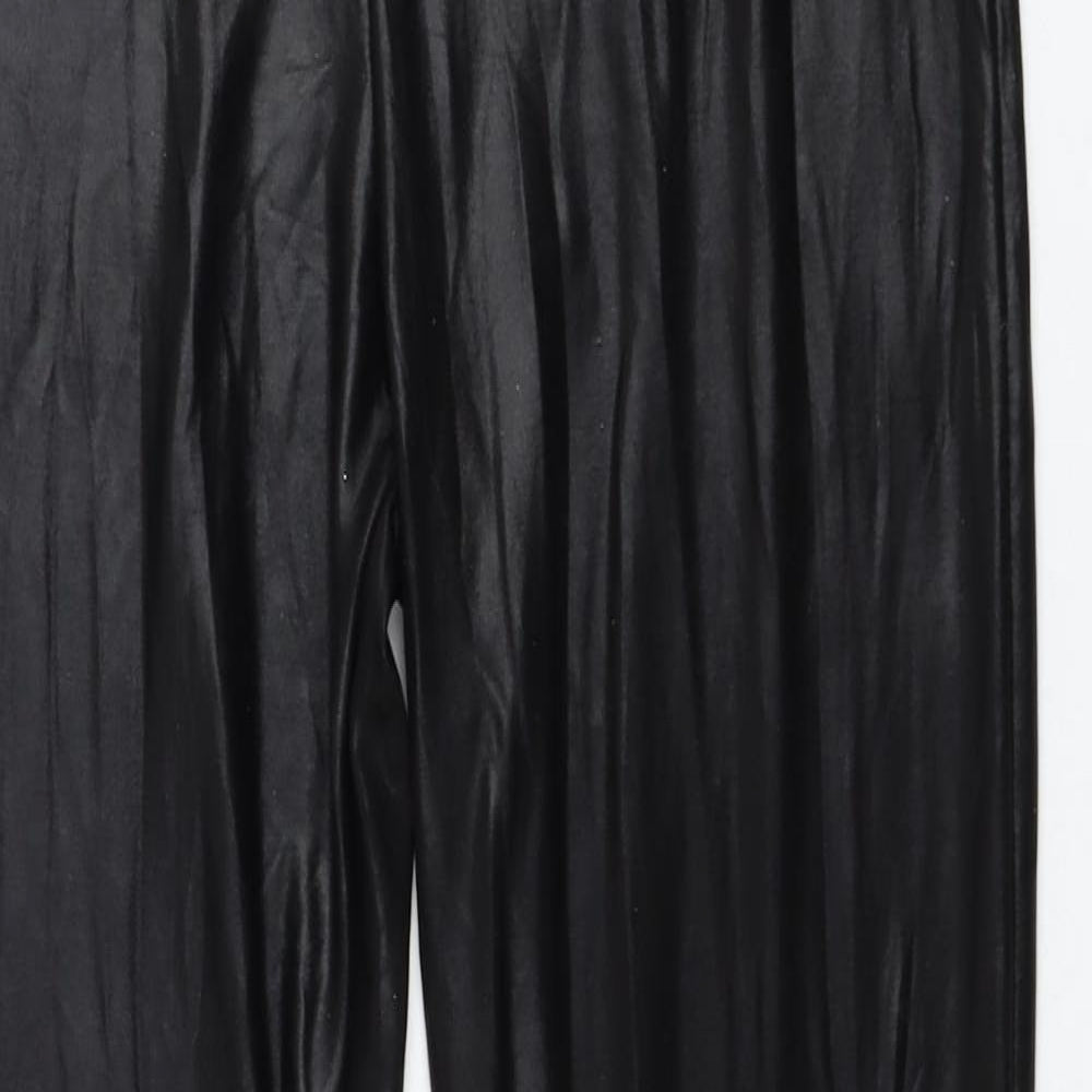 Quiz Womens Black  Polyester Capri Leggings Size M L27 in