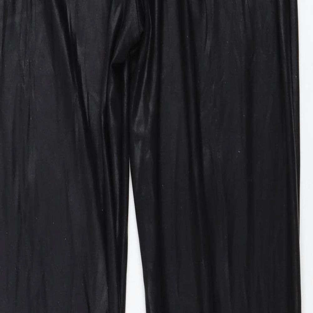 Quiz Womens Black  Polyester Capri Leggings Size M L27 in