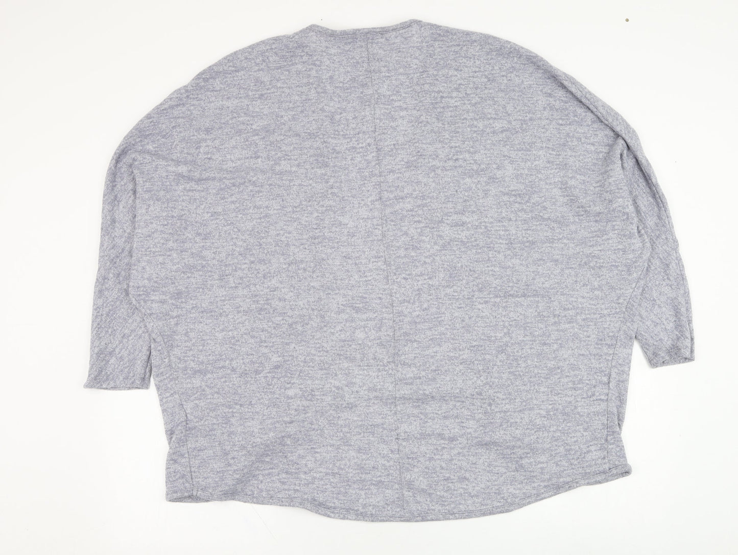 Primark Womens Blue Square Neck  Polyester Cardigan Jumper Size 10