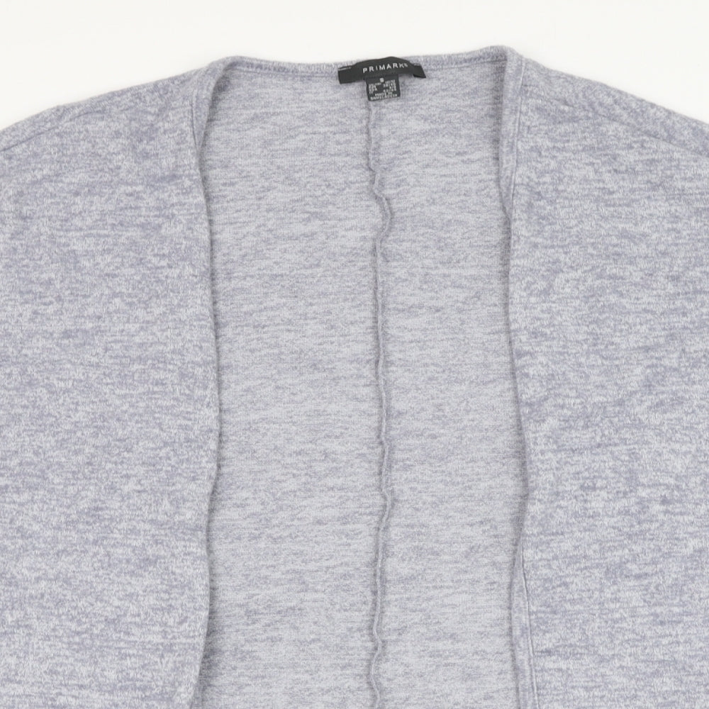 Primark Womens Blue Square Neck  Polyester Cardigan Jumper Size 10