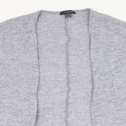 Primark Womens Blue Square Neck  Polyester Cardigan Jumper Size 10