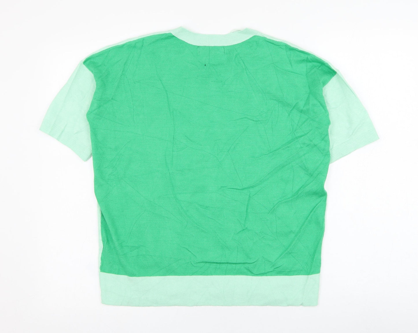 Womens UK Size 8 Marks and Spencer Green Pullover Jumper