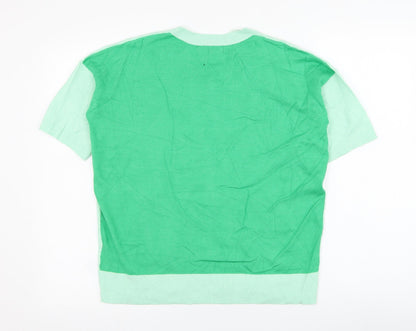 Womens UK Size 8 Marks and Spencer Green Pullover Jumper