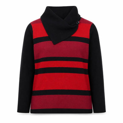 Bonmarché Womens Black Roll Neck Acrylic Pullover Jumper Size S