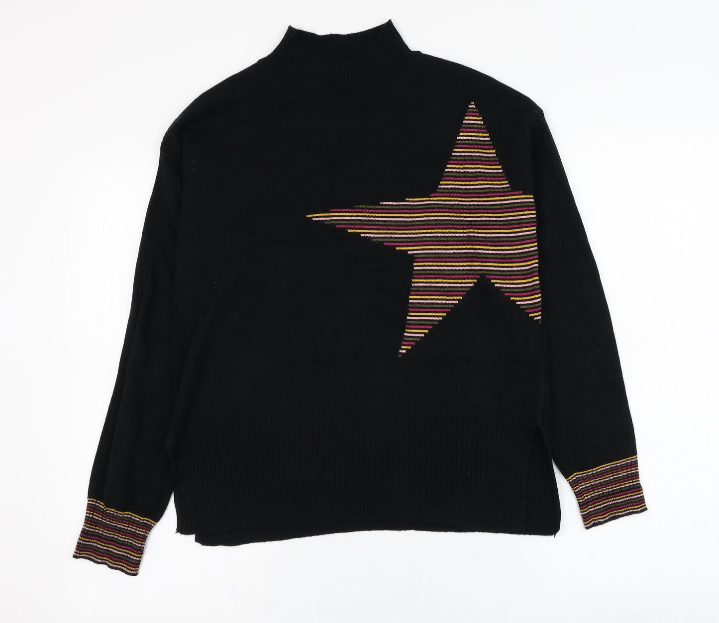 Womens UK Size XS NEXT Black Pullover Jumper
