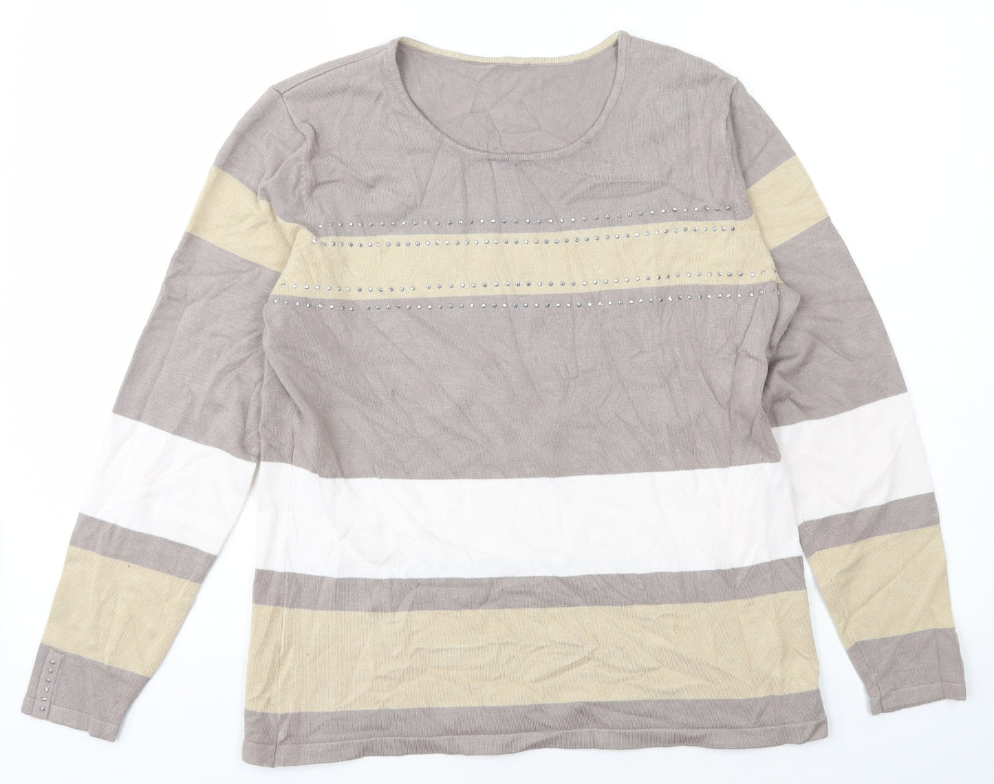 Womens UK Size M Emreco Multicoloured Pullover Jumper