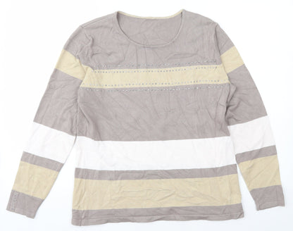 Womens UK Size M Emreco Multicoloured Pullover Jumper