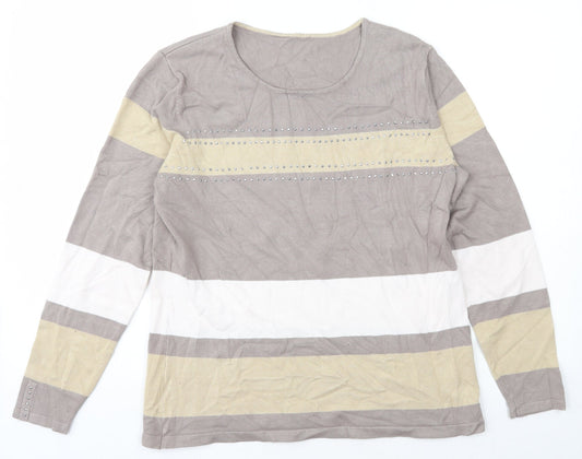 Womens UK Size M Emreco Multicoloured Pullover Jumper