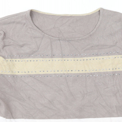 Womens UK Size M Emreco Multicoloured Pullover Jumper