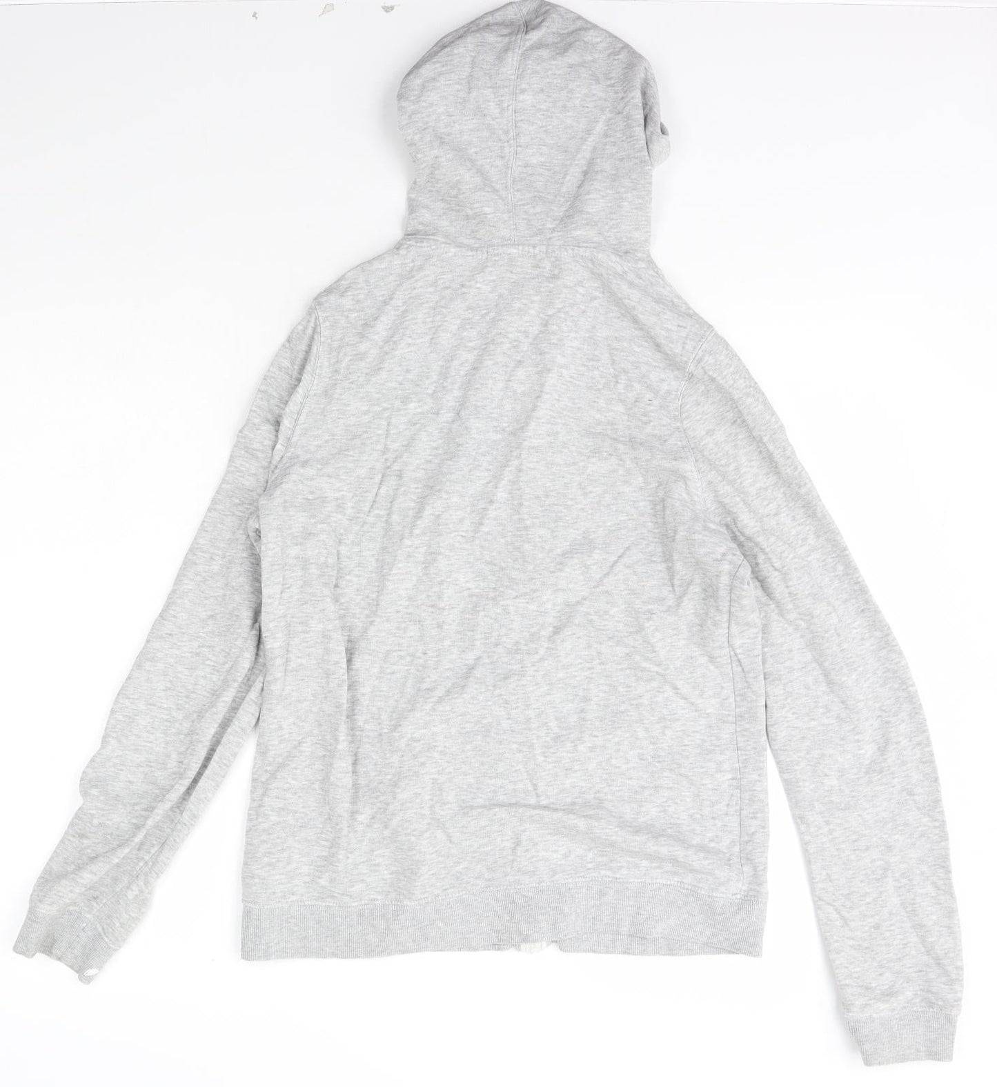 George Womens Grey Crew Neck  Polyester Full Zip Jumper Size 14