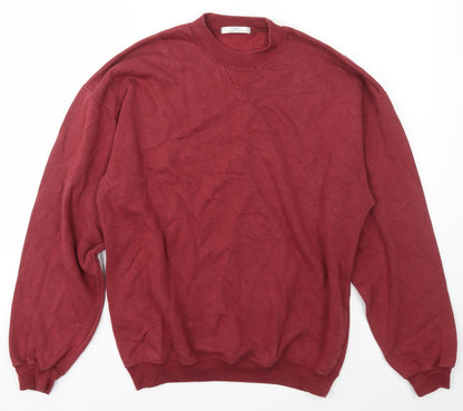 Womens UK Size S Marks and Spencer Red Pullover Jumper