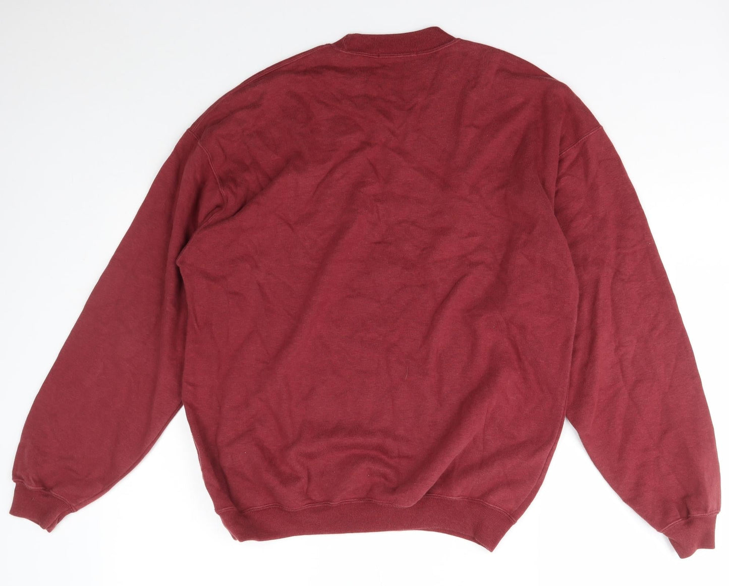 Womens UK Size S Marks and Spencer Red Pullover Jumper