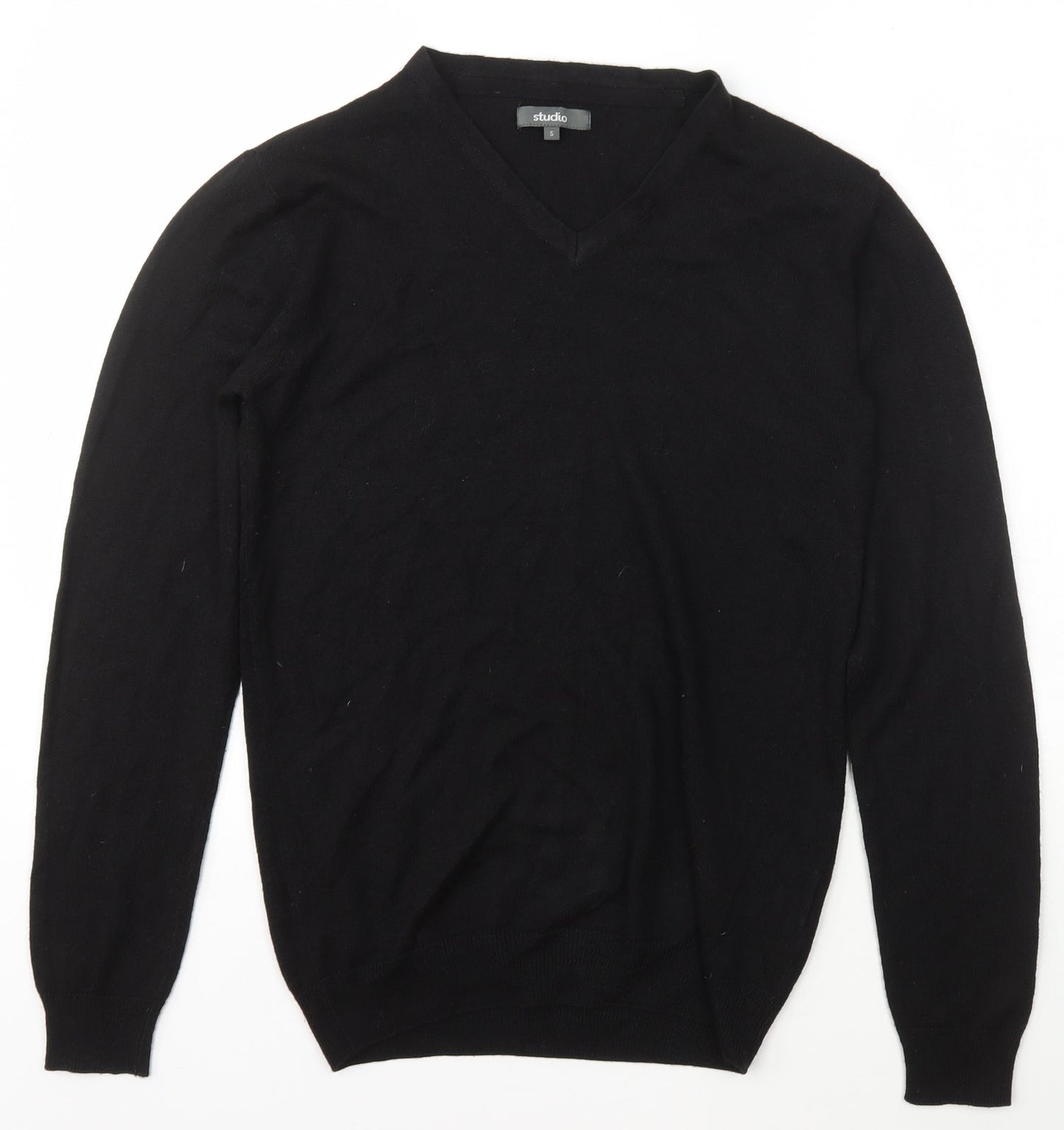 Womens UK Size S Studio Black Pullover Jumper