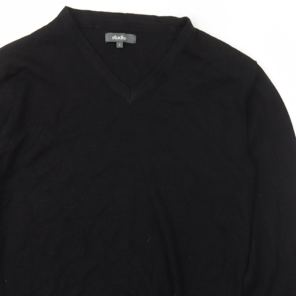 Womens UK Size S Studio Black Pullover Jumper