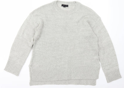 Womens UK Size S New Look Grey Pullover Jumper