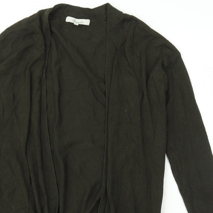 Womens UK Size 8 Peacocks Green Cardigan Jumper