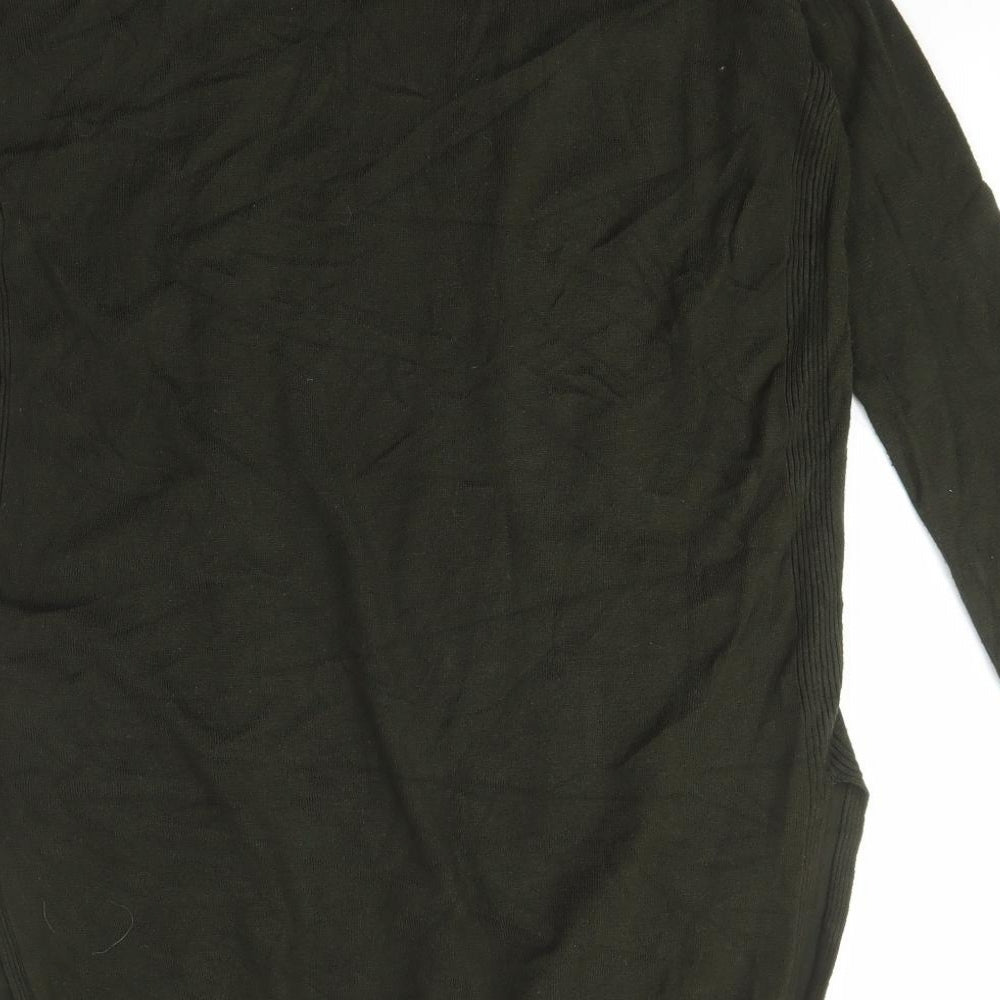 Womens UK Size 8 Peacocks Green Cardigan Jumper