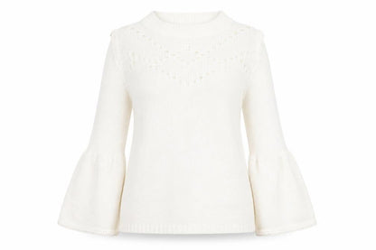 Womens UK Size 10 Very Ivory Pullover Jumper