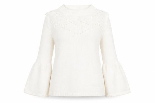 Womens UK Size 10 Very Ivory Pullover Jumper