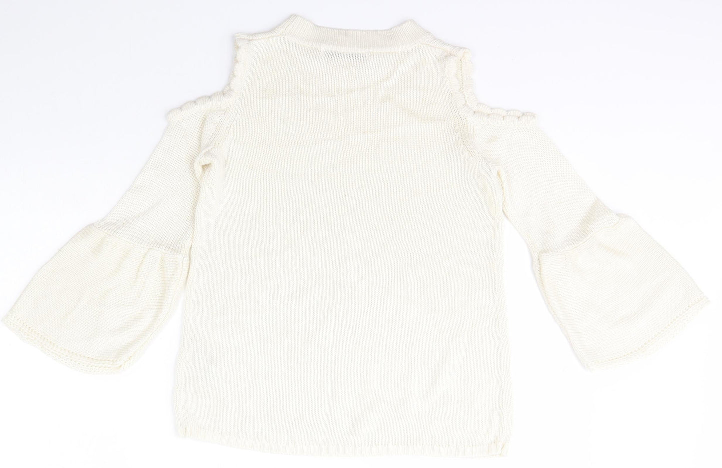 Womens UK Size 10 Very Ivory Pullover Jumper