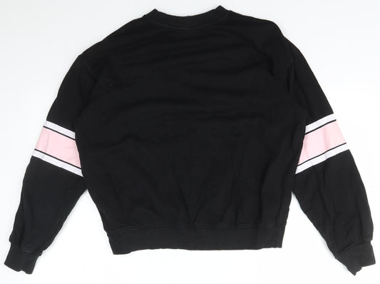 Womens UK Size M H&M Black Pullover Jumper