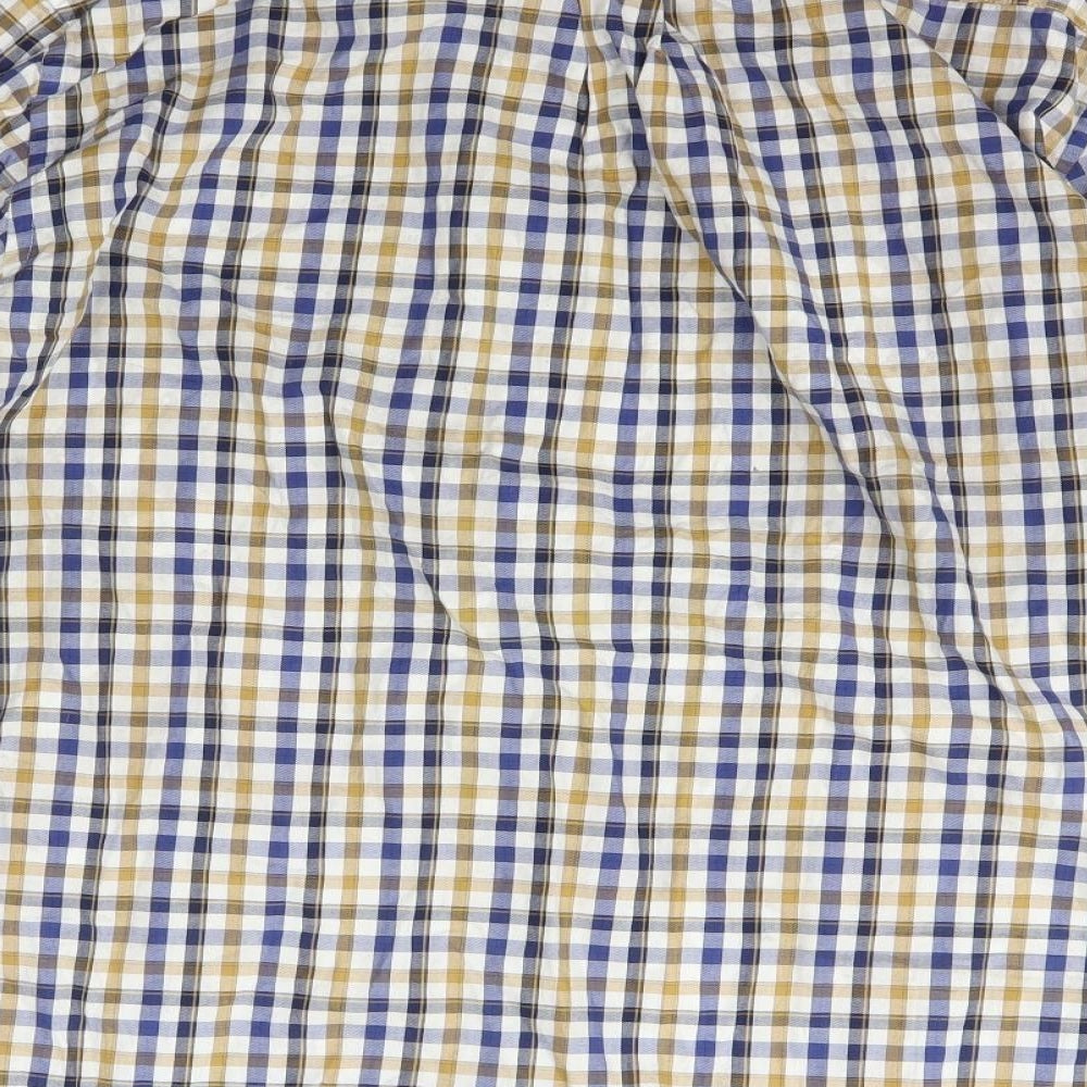 Mens UK Size 2XL JP Cole Multicoloured  Button-Up Long Sleeve Casual Shirt