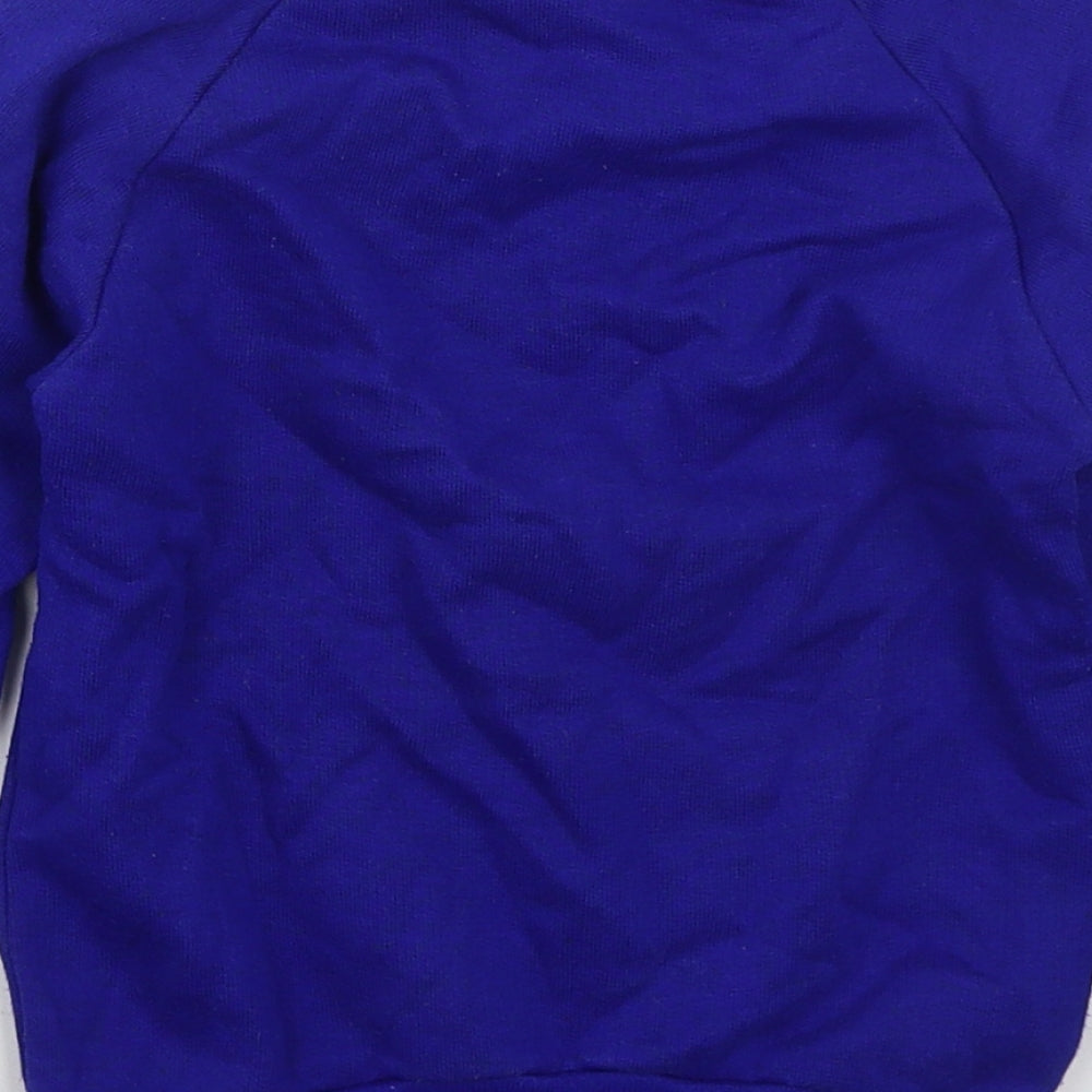 Tru Form Boys Blue  Acrylic Pullover Sweatshirt Size 3-4 Years  Pullover