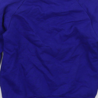 Tru Form Boys Blue  Acrylic Pullover Sweatshirt Size 3-4 Years  Pullover