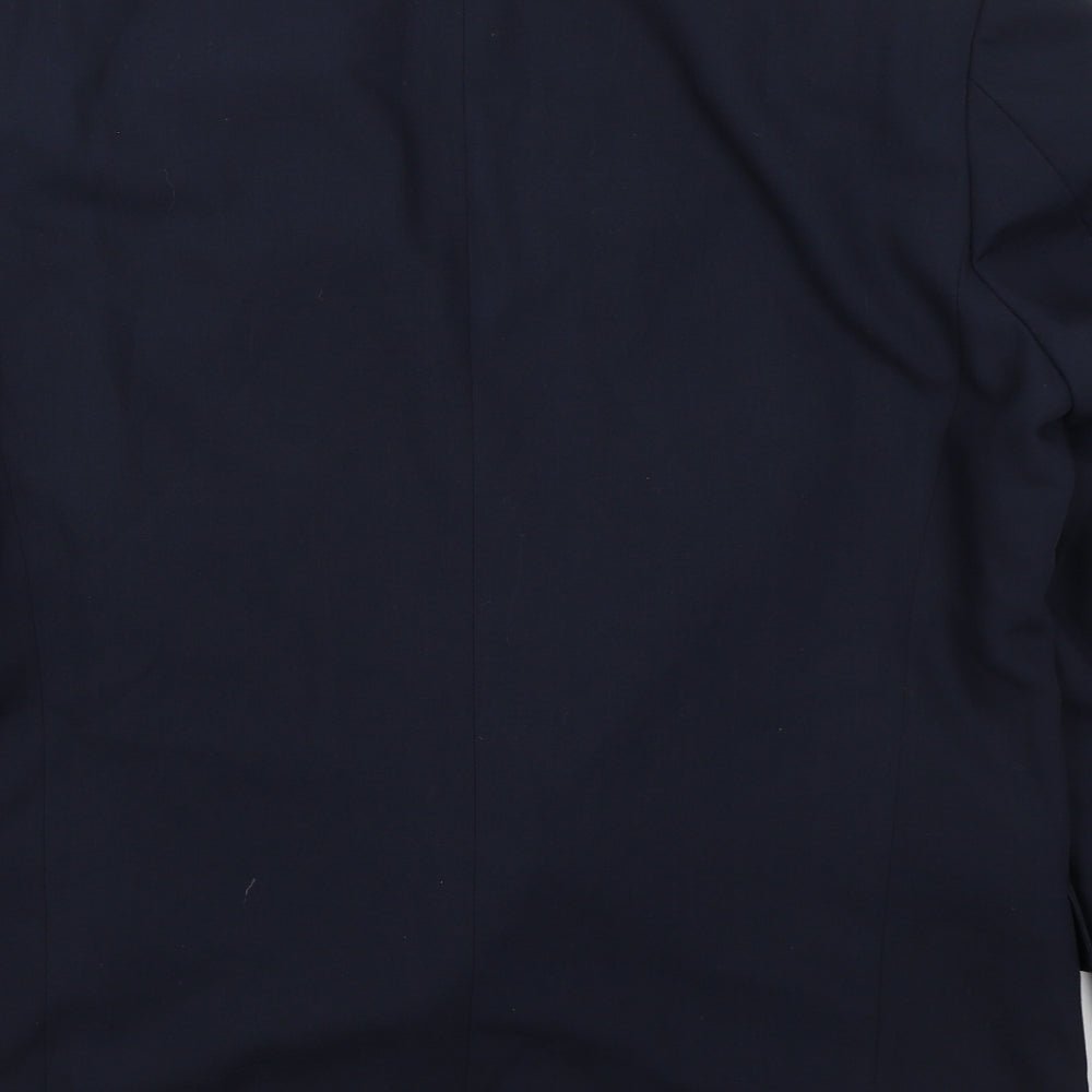 Mens UK Size 40 Marks and Spencer Regular Blue Suit Jacket