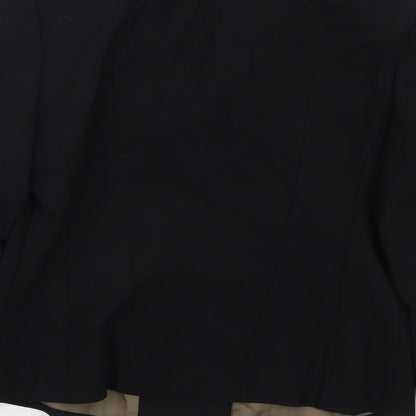 Minuet Womens Black  Polyester Jacket Suit Jacket Size 10