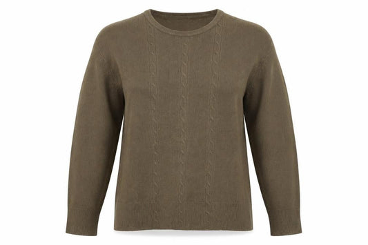 Womens UK Size XL Debbie Morgan Brown Pullover Jumper