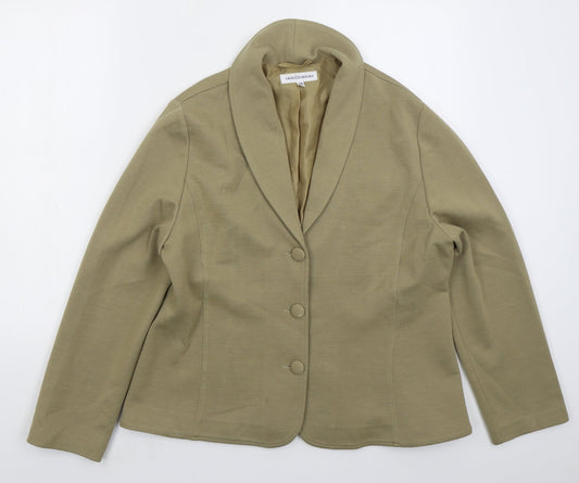 Womens UK Size 18 Gray & Osbourn Beige Jacket