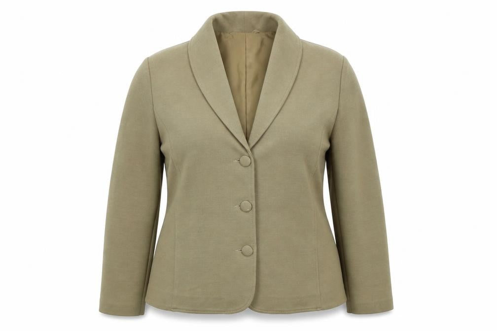 Womens UK Size 18 Gray & Osbourn Beige Jacket
