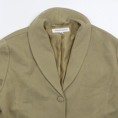 Womens UK Size 18 Gray & Osbourn Beige Jacket