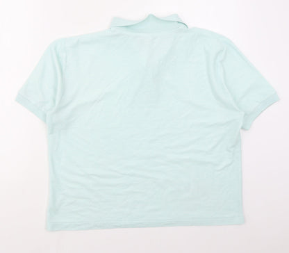Womens UK Size 18 Littlewoods Green Basic Polo