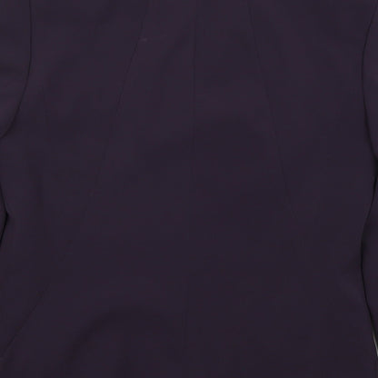Gerry Weber Womens Purple  Polyester Jacket Suit Jacket Size 10