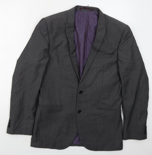 Mens UK Size 38 NEXT Regular Grey Suit Jacket