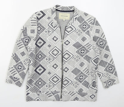 Womens UK Size 8 River Island Grey Jacket