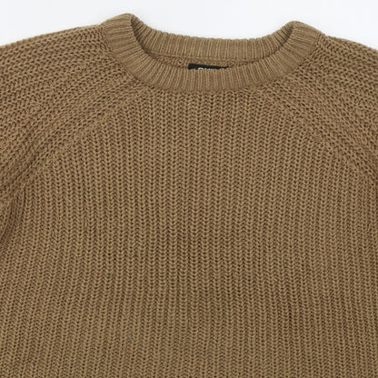 Womens UK Size XL Only Brown Pullover Jumper