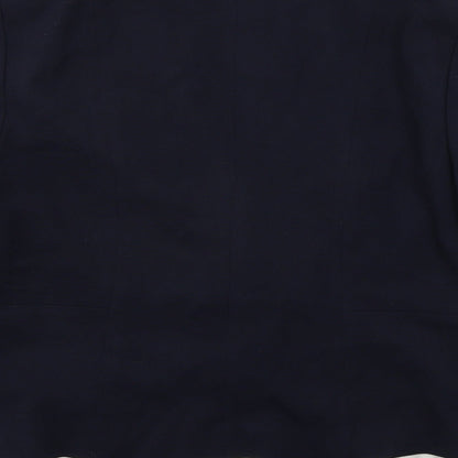 Marks and Spencer Womens Blue  Polyester Jacket Suit Jacket Size 14