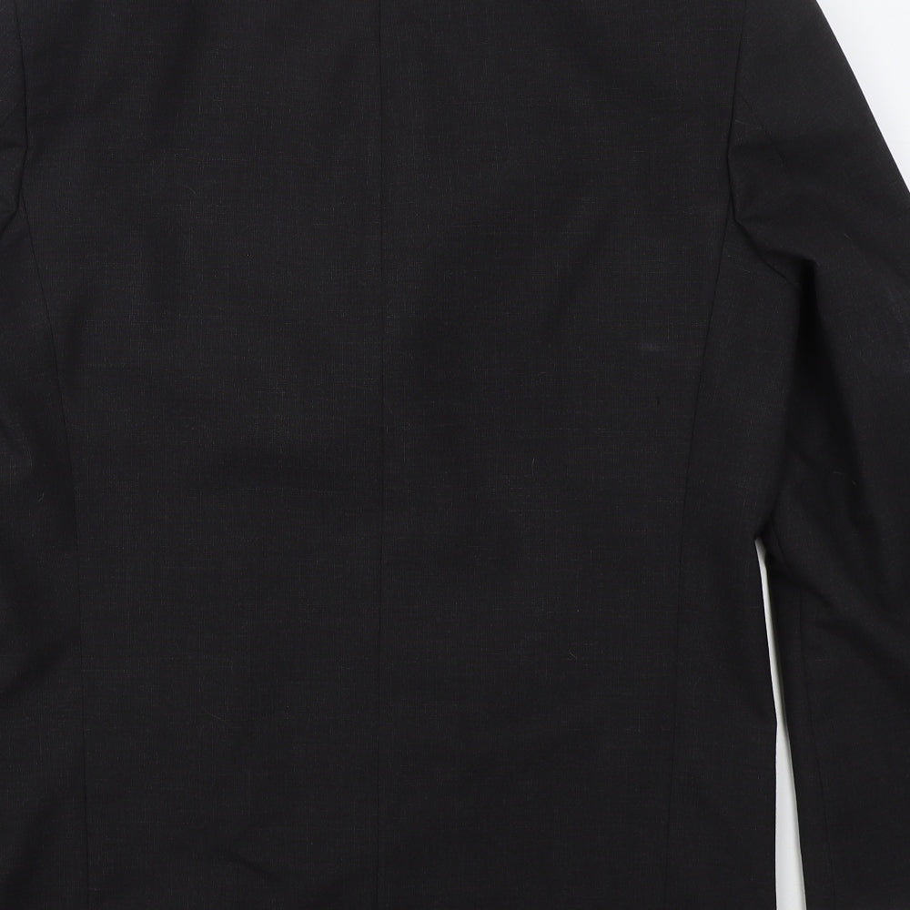 RI Clothing Company Mens Grey  Polyester Jacket Suit Jacket Size 40