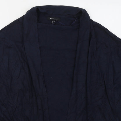 Atmosphere Womens Blue V-Neck  Viscose Cardigan Jumper Size 12