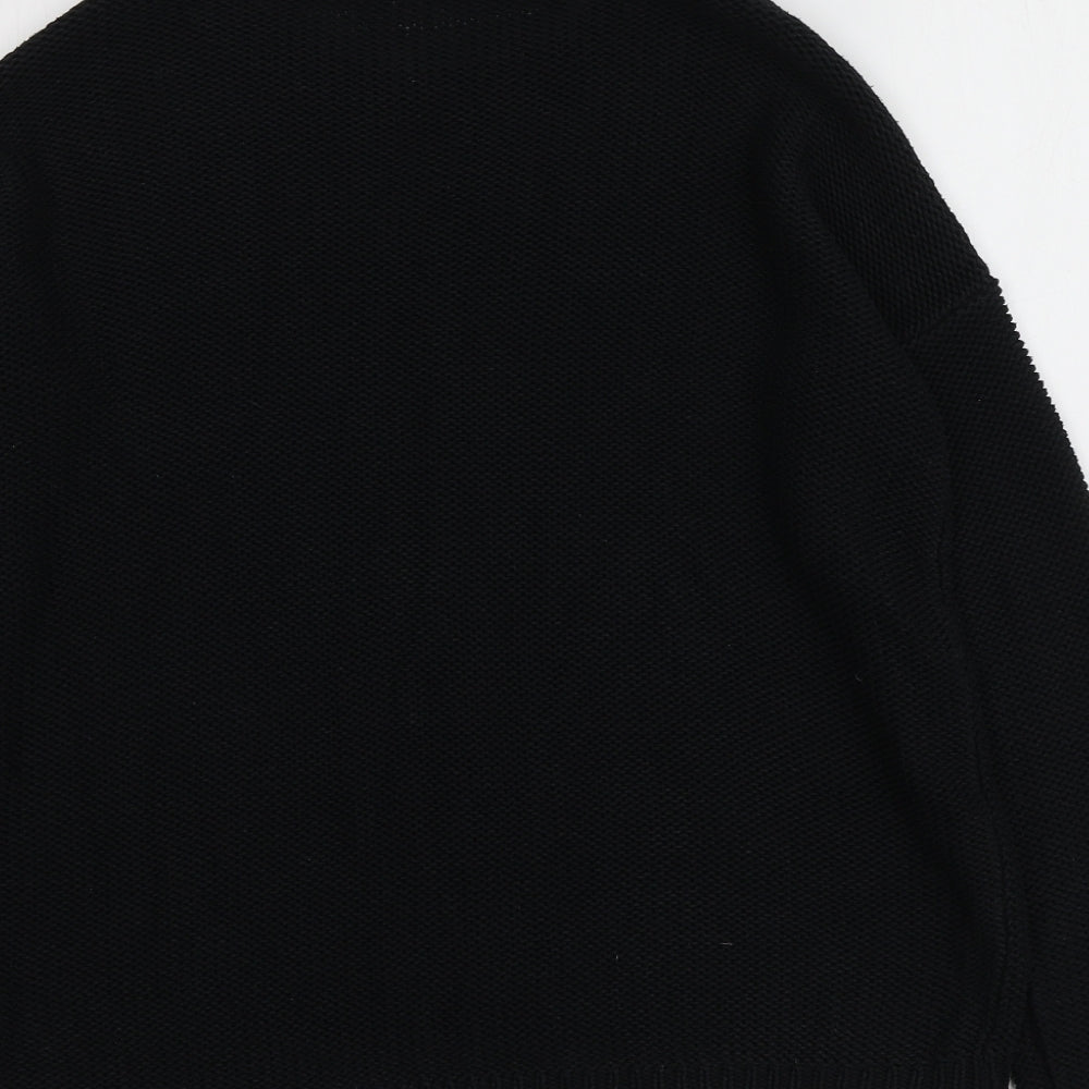Womens UK Size S New Look Black Pullover Jumper